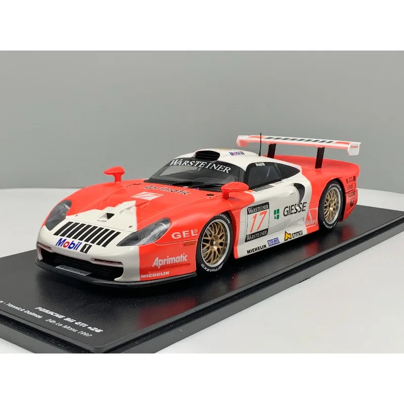 Modèle réduit 1:18 WERK83 911 GT1 # Modèle de voiture en alliage 17 24 Heures du Mans Course d'endurance 1997