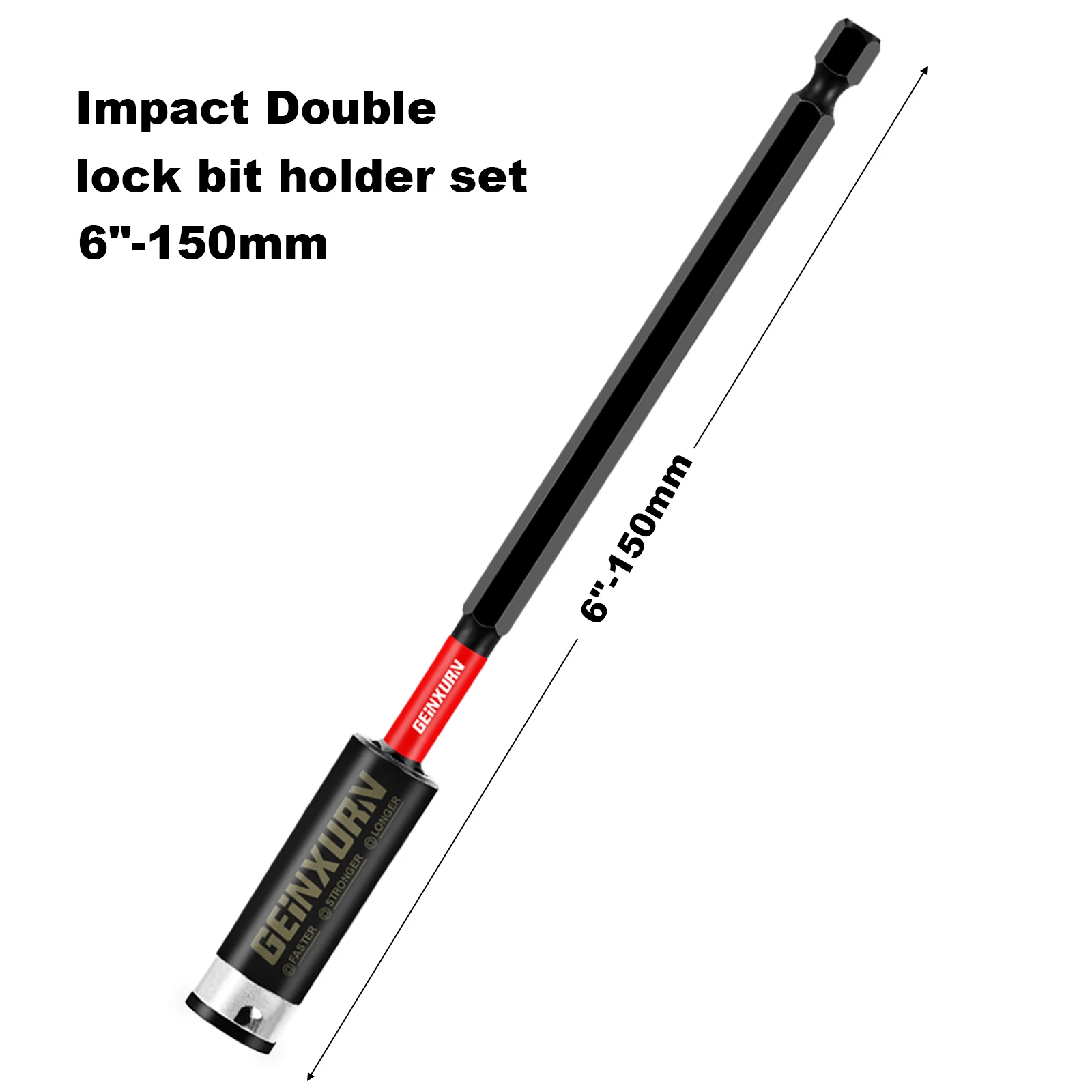 GEINXURN Impact Double lock bit holder set with Impact Bit Holder