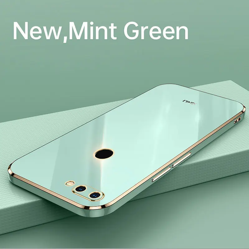 Oppo R15 OppoR15 CPH1835 Fall 6D Überzug Glänzende Weiche Silikon TPU Zurück Abdeckung Stoßfest Telefon Fall für R15 Pro R15Pro CPH1831