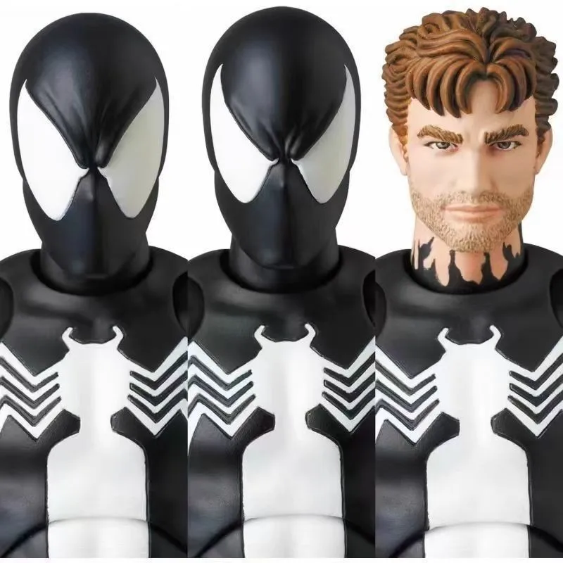 Spiderman Action Figure Anime Mafex 147 Spider Man Venom S.H.Figuarts Symbiotic Toy Ml Legends Manga Children Birthday Present