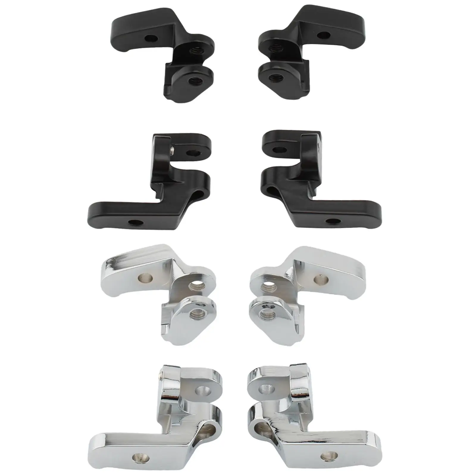 Motorcycle Driver Floorboard Relocation Brackets Kit for Parts