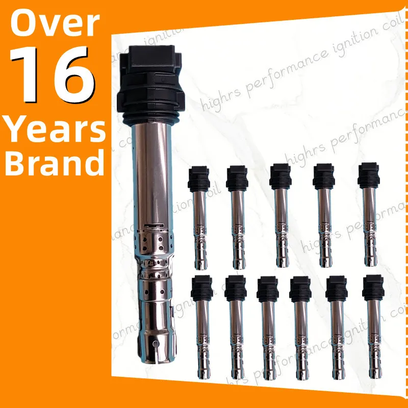 Ignition coil for 2013-2019 07C905715 Bentley Continental 2010-2017 6.0L W12 2003 6.8L V8 Flying Spur