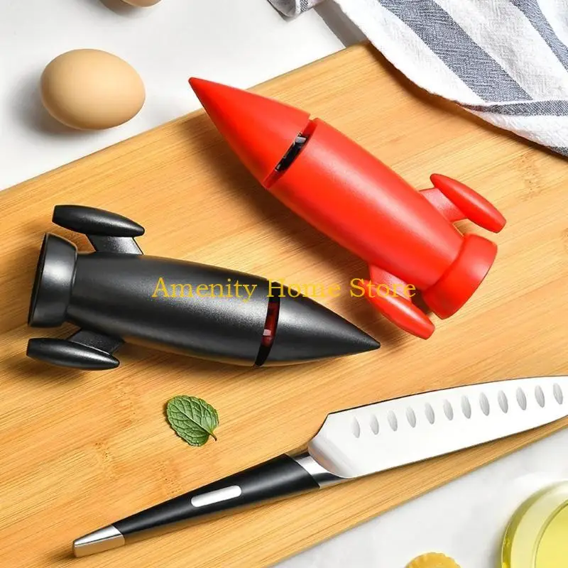 F26C Manual Kitchen Knives Sharpener Scissor Sharpening Accessories Plastic Material