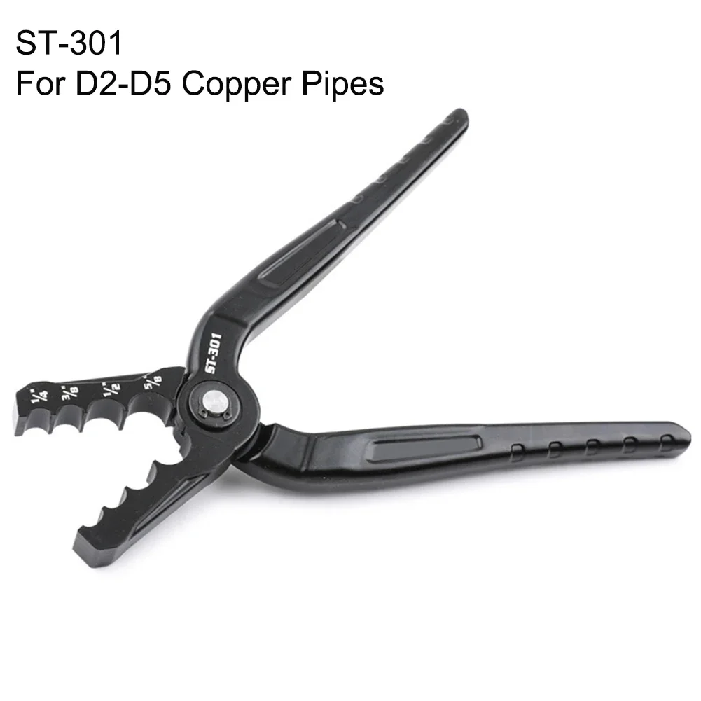 

Efficiently Repair Flattened Copper and Aluminum Tubes with ST301 Pliers Featuring Convenient Ring Riveting Design