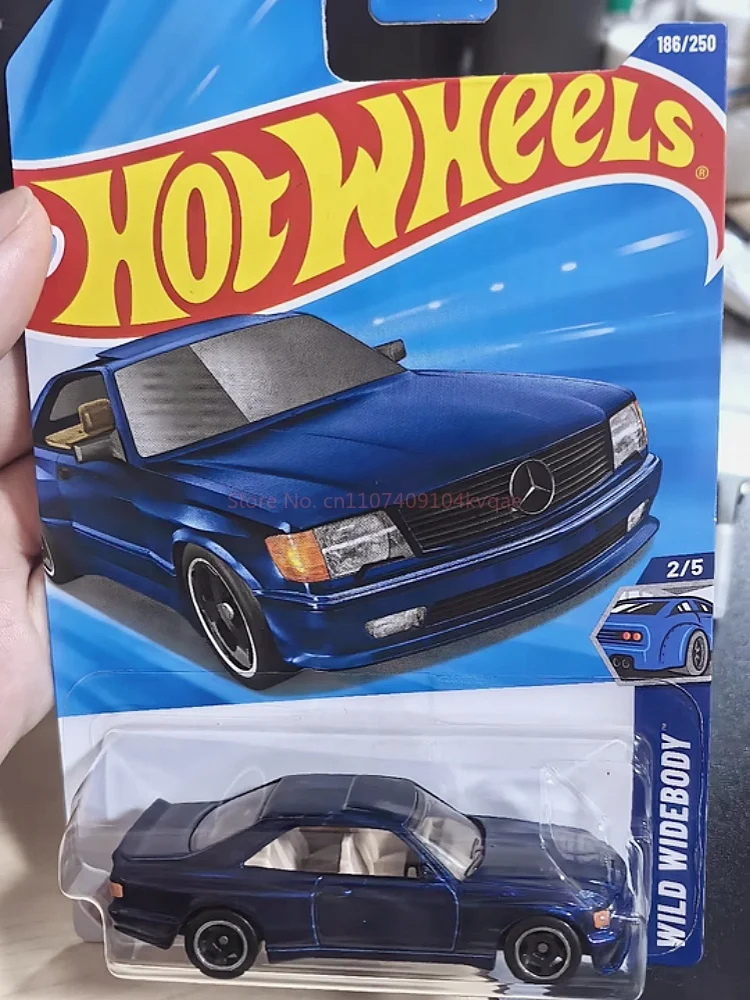 

New Hot Wheels Original Car Model 560sec Diecast Car 1/64 Wild Widebody Series 186 250 Vehicle Creative Collection Boys Gift