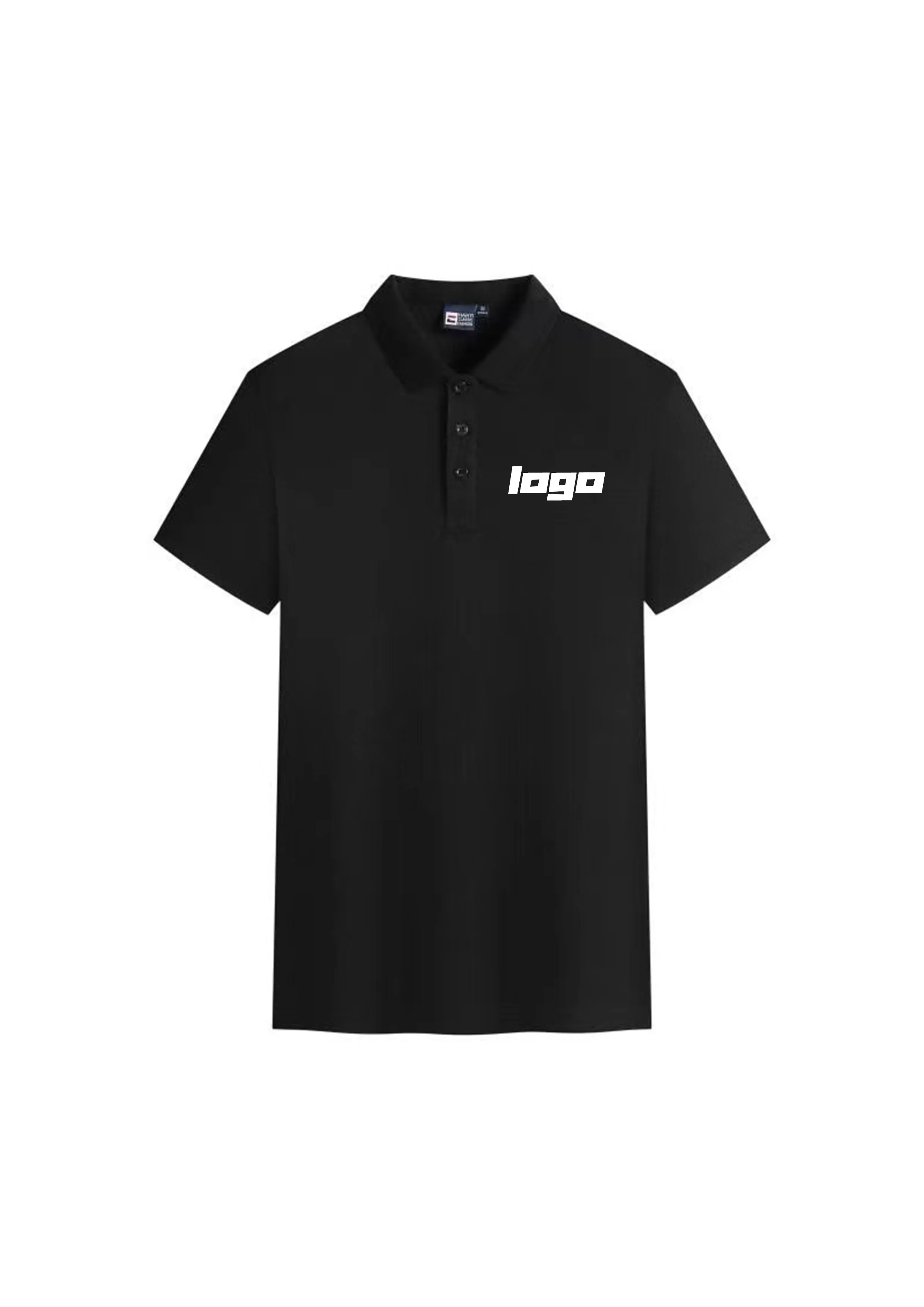 Summer Men's and Women's Polo Shirts Custom Logo Embroidery Printing Polyester Clothing Private Group Company Design Top DIY Wor
