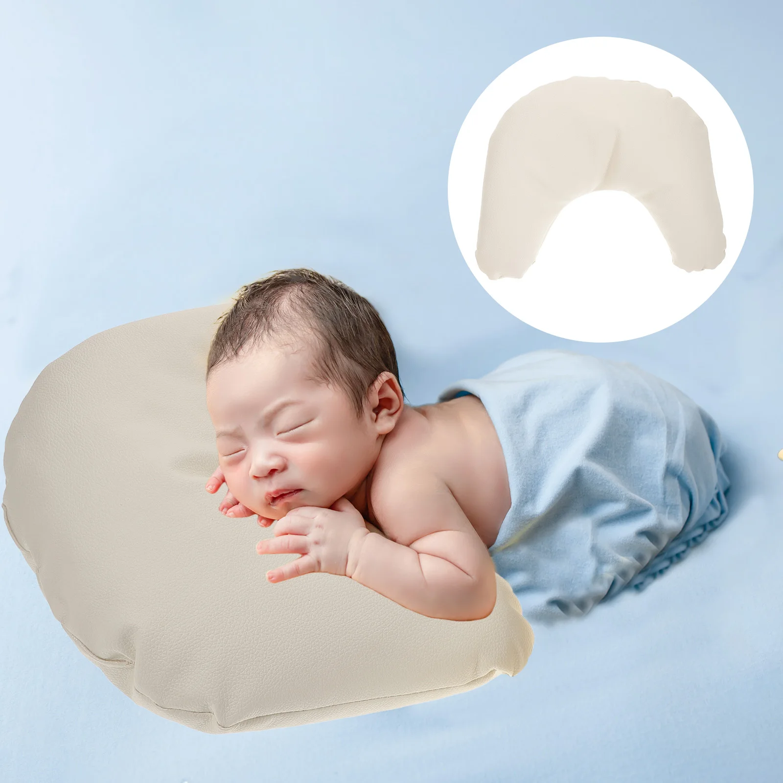 

U Shape Newborn Baby Photography Cotton Wedge Support Cotton Pillow Prop Home Studio Use Gifts