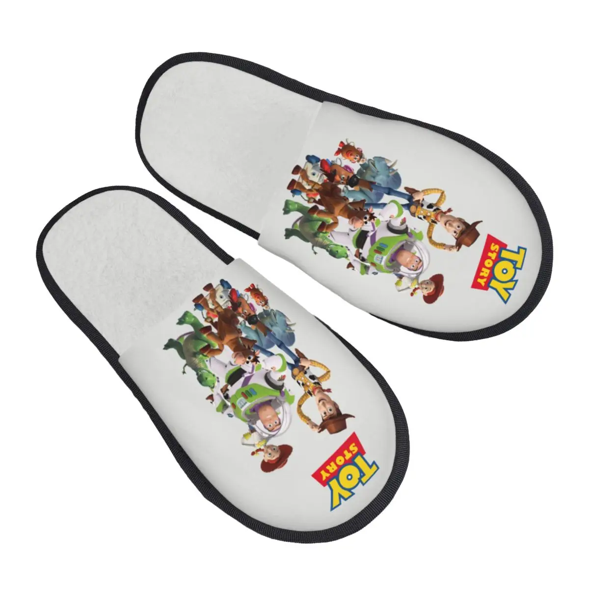 

Custom Toy Story Cartoon Guest Slippers for Bedroom Women House Slipper