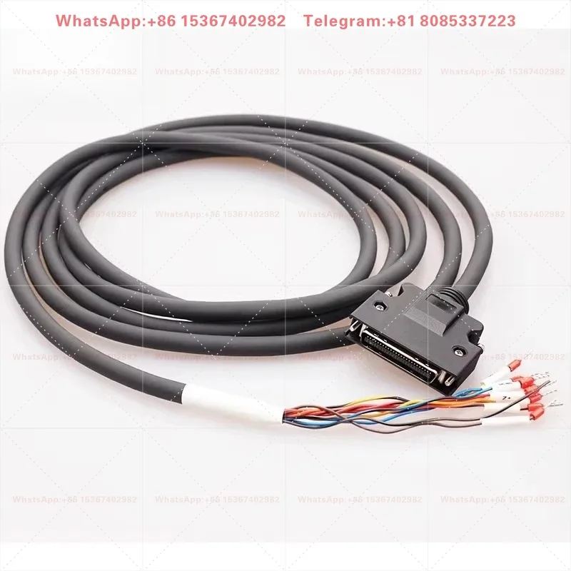 MR-J3CN1/A456 CN1 X4 IO Control Cable,50-core Wiring Cord with P Connector,Servo Driver Socket Connection Wire