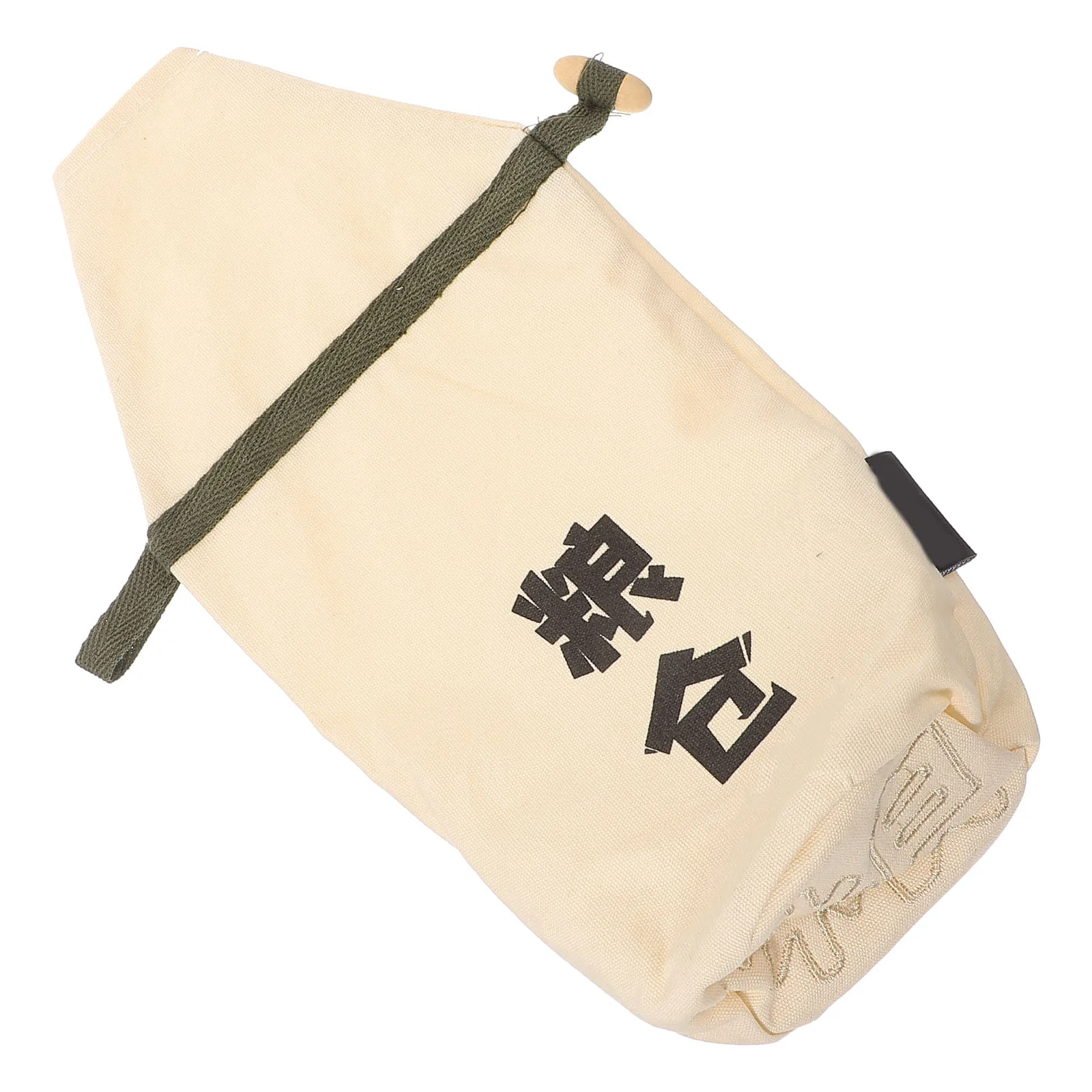 

Camping Rice Bag Canvas Pouch Grain Container Leakproof Outdoor Practical Storage Bag Durable Portable Picnic BBQ Travel
