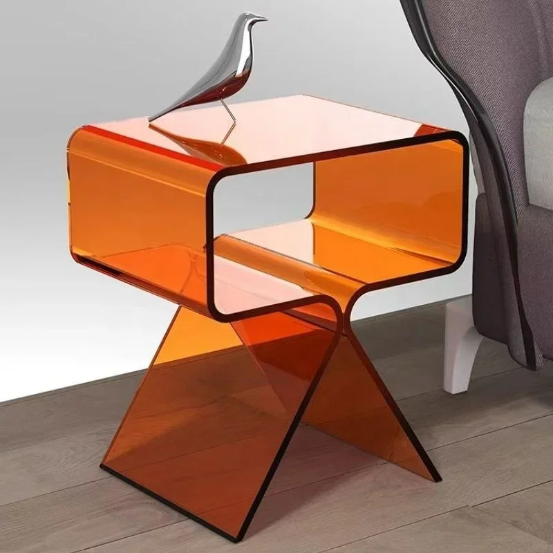 

l Wholesales Clear Acrylic Nightstand Side Table Clear Home Decor Display End Table Acrylic End Table