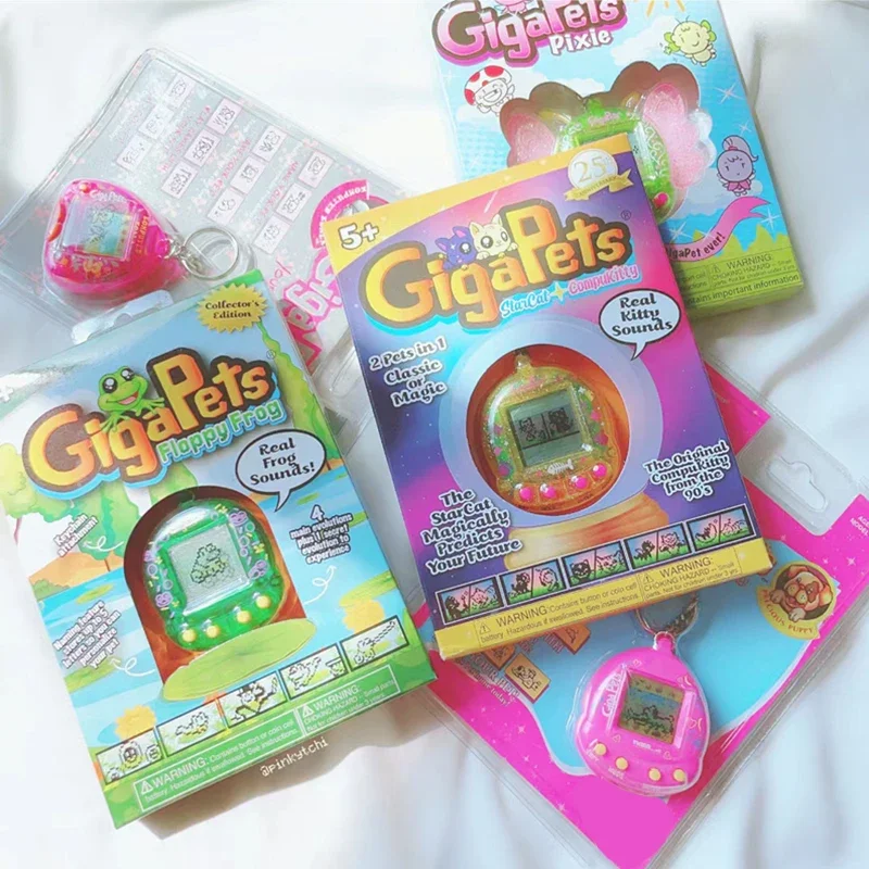 Console de jeu électronique pour animaux de compagnie virtuels, animal de compagnie original Tamagotchi Gigapets Star Cat, cadeau électronique pour enfants, 25e