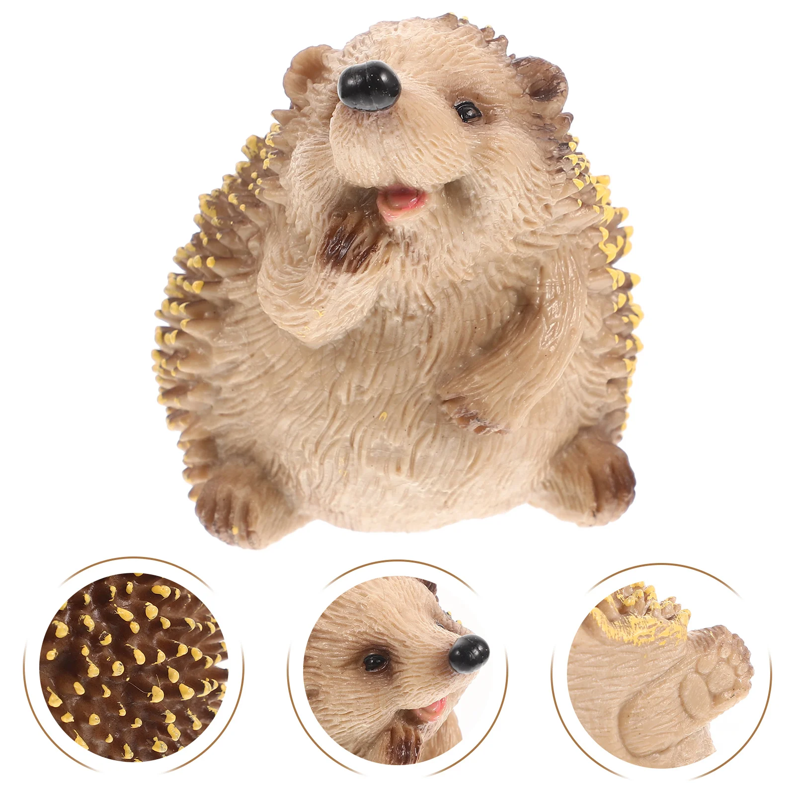 مصغرة القنفذ حديقة مصغرة زخرفة الديكور زخرفة الحيوانات الصغيرة لحديقة بونساي ديكور المناظر الطبيعية الصغيرة