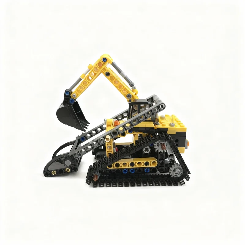 208pcs MOC Tracked Loader C Technical Model Building Blocks Construction Christmas Gift Toy Education Craft Idea Assemble Art