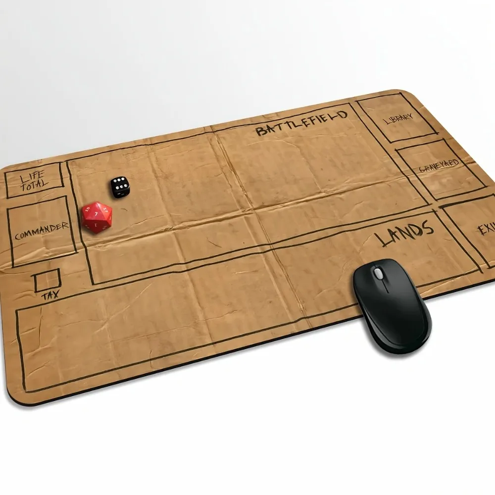 CIFBUY Large Card Game Playmat Non Slip Rubber Desk Mat Durable Tabletop Protector for TCG Office Home Gift for Computer Keyboar
