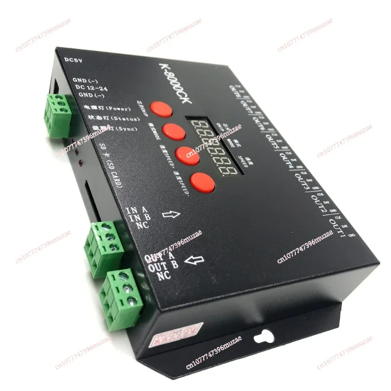 

Symphony LED Controller K-8000CK Programmable Controller SD Card Programmable Point Light Source Symphony Controller