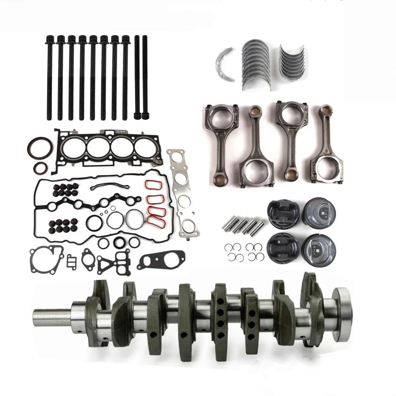

G4KJ Engine Rebuild Overhaul Kit 23040-2G500 23410-2G500 23111-2G200 23510-2G540 for Hyundai Kia Sorento Optima Sportage 2.4L ﻿