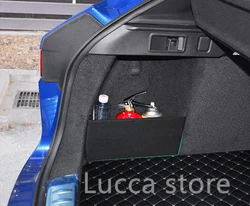 For Jaguar XE XF F-PACE Car Accessories Flannel Trunk Side Storage Organizer Board Partitions Plate Tail Box Shield Plank