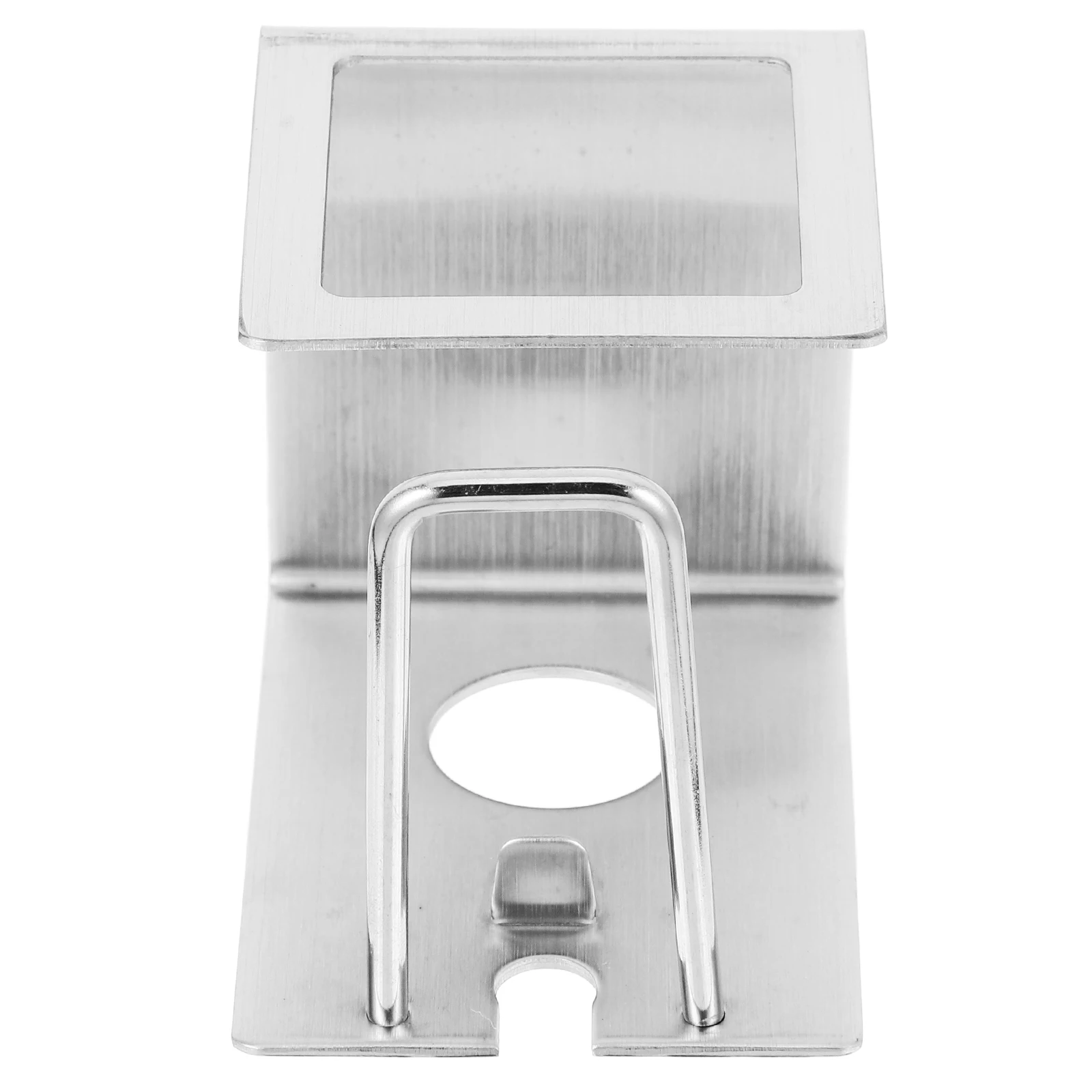 

Wall Toothbrush Holder Silver Shaving Stand Rack Electric Toothbrushes Cup Storage Stainless Steel Bathroom Organizer Space
