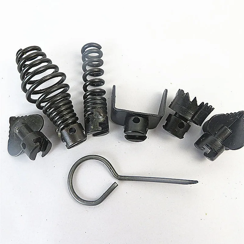 10PCS Dredge Machine Spring Dredge Pipe Special Electric Drill Accessories Cutter Head 16mm Spring Cleaning Machine General Tool