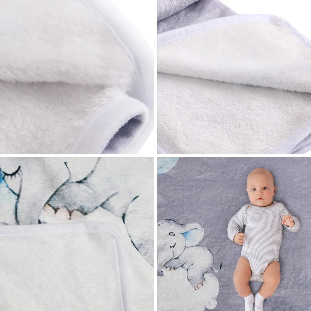 

1Pcs Baby Blanket Flannel Monthly Photo Prop Commemorate Newborn Growth 1-12 Months Baby Monthly Blanket