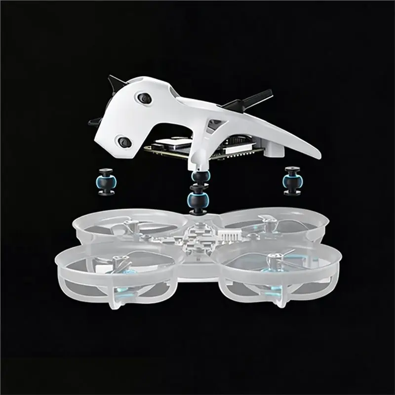 LXYB18B Camera Protective Canopy II 15°-35° Adjustable For DJI O4 / O4 Wide Camera For Metor75 Pro II Meteor65 Pro II Frame
