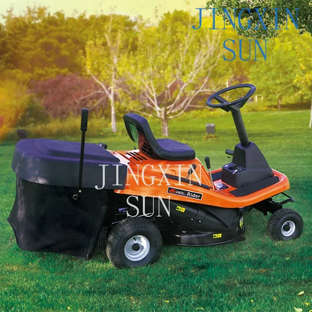 15Hp Petrol tractor riding lawn mower Riding Electric Blade Cutting Grass Driving