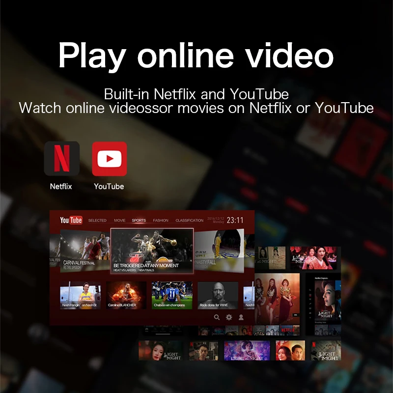 NetflixとYouTube対応のワイヤレスCarplayビデオボックス、Android 12タッチスクリーンコントロール