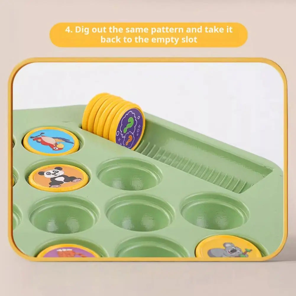 

Шахматная игра для тренировки мозга, обучающая игрушка для вызова на память для малышей, настольная игра с фруктовыми шахматами для тренировки фокуса, 2S