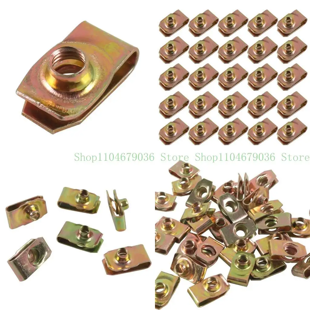 

652F U-тип клипов с нитью M8-M6-M5-M4 для Scooter U-Style Clip-On-Fasteners Nut