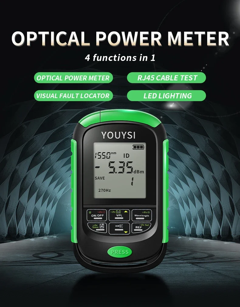 

Mini Fiber Optical Power Meter 5KM 15KM 30 KM Visual Fault Locator Network Cable Laser Test Tool Tester