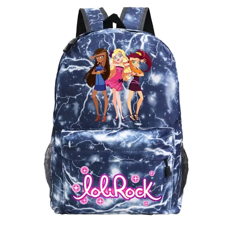 LoliRock-Mochila escolar para niños, estudiantes, adolescentes, Mochila de hombro de dibujos animados, regalo para niños y niñas