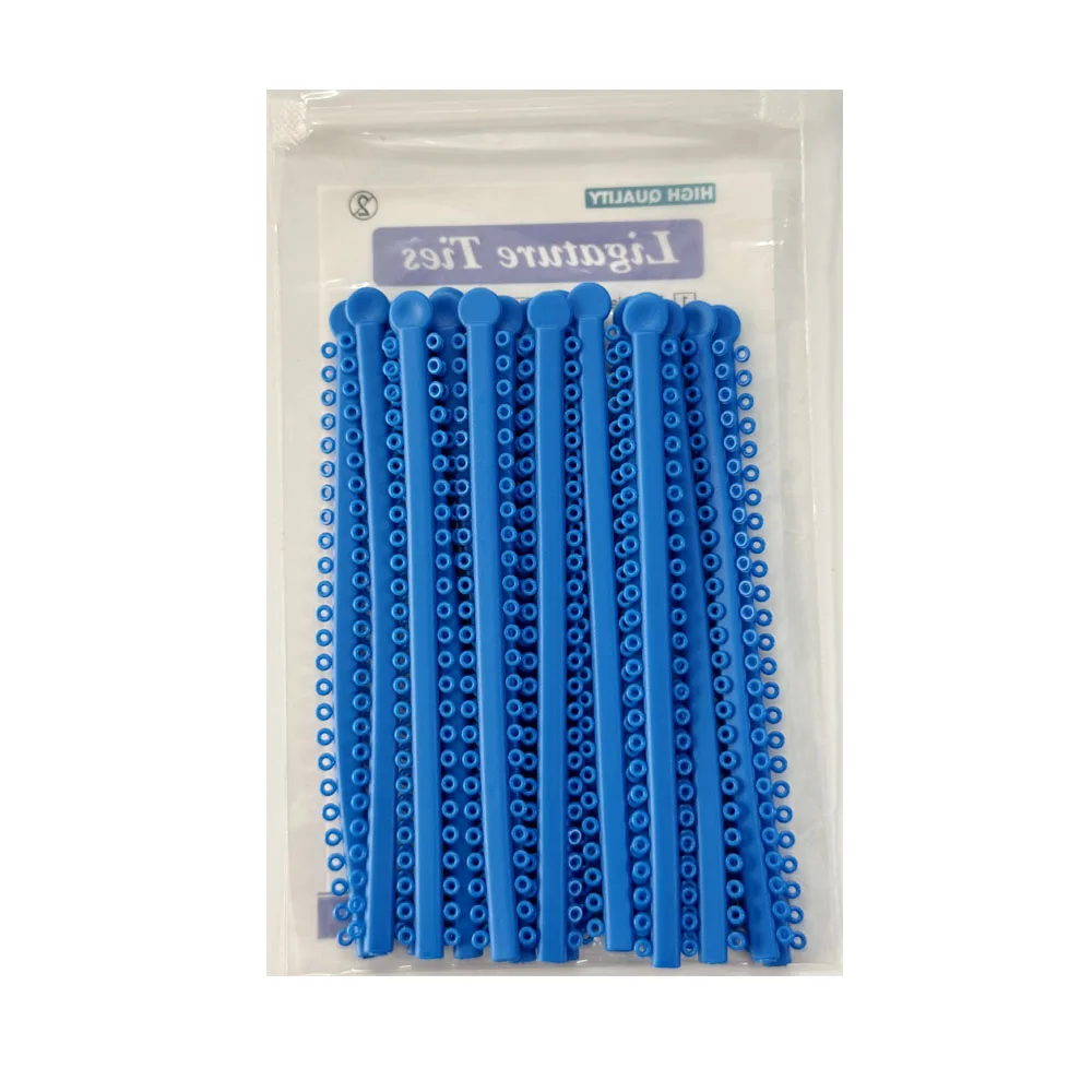 1000 Pcs Dental Orthodontic Elastic Ligature Ties Colorful Bands 20 Sticks per Pack for Brackets Braces Orthodontic Treatment - Image 4