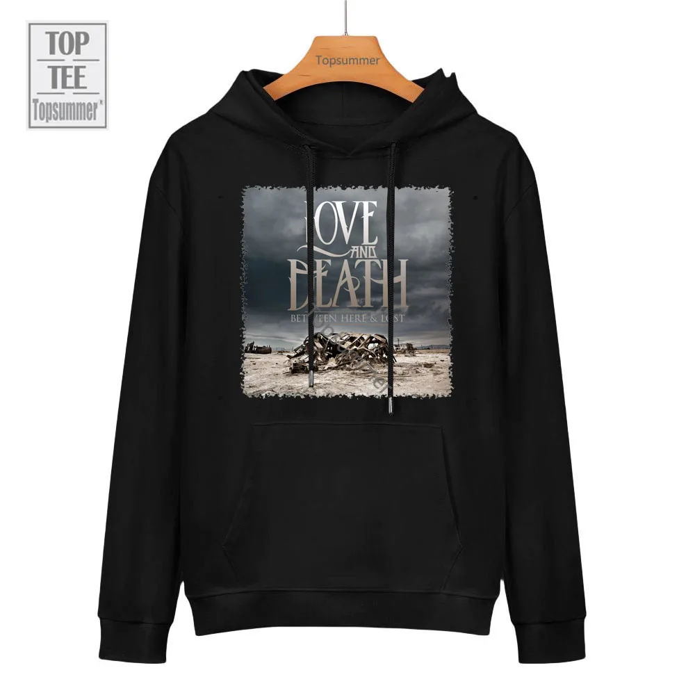 

Between Here and Lost Album Sweatshirts Love and Death Tour Sweatshirt Mens Summer Fashion Hoodie Graphic Print Tops