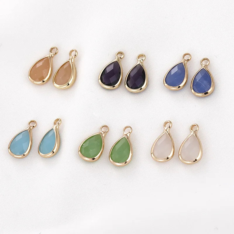 

Jade Color Bag Phnom Penh Small Water Drop DIY Earrings Necklace Bracelet Jewelry Handmade Accessories Material