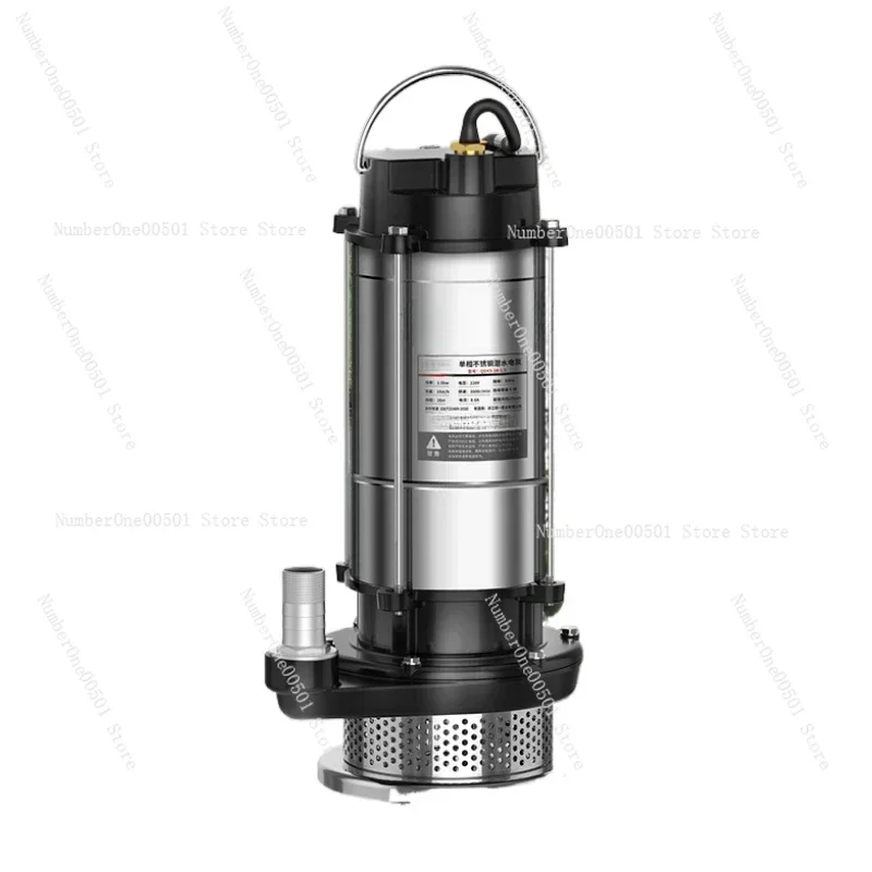 

220V 1800W 2200W Stainless Steel Water Pump High Flow Fully Enclosed for Home Agricultural Irrigation