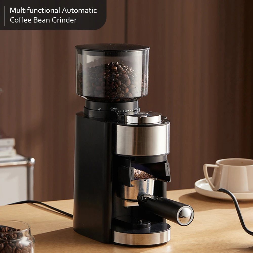 

Electric Burr Coffee Grinder Adjustable Automatic Conical Burr Mill Coffee Bean Grinder with 25 Grind Setting for 2-12 Cups