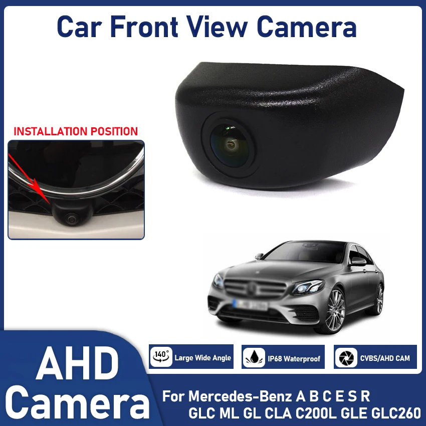 Car Special Front Full HD High quality Camera For Mercedes-Benz A B C E S R GLC ML GL CLA C200L GLE GLC260 Car front camera CCD