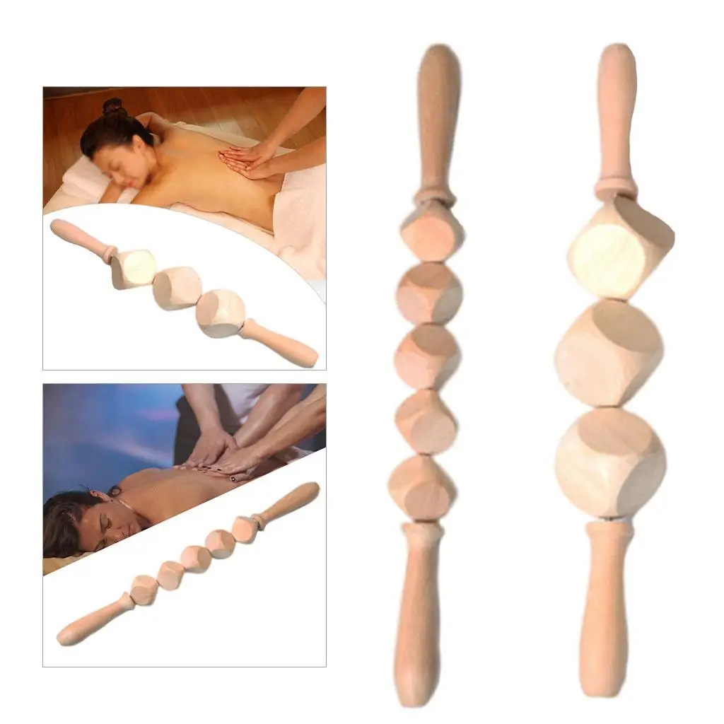 

Деревянный инструмент для миофасциального массажа, скребковый массажер, роликовая палочка для освобождения боли, дренажа, драга, меридианов