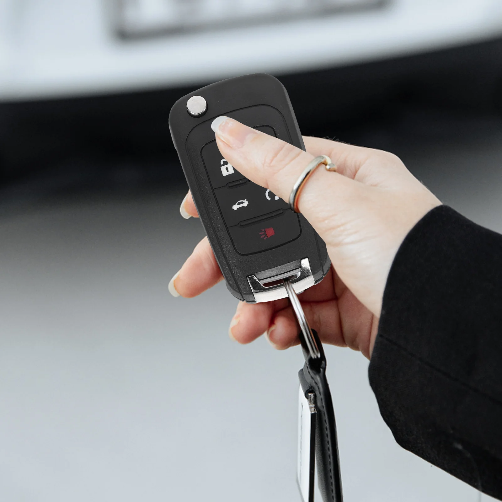 

Car Key Cover Key Fob Protector Sturdy Material Scratch Resistant Signal Sensing Compact Lightweight for