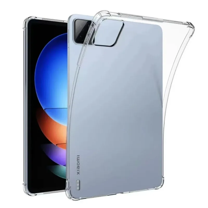 Sarung ponsel Xiaomi, untuk Xiaomi Mi Pad 6 S 12.4 "Pad 6 5 Pro 11 inci TPU Redmi Pad 10.6 silikon lembut sarung pelindung Tablet