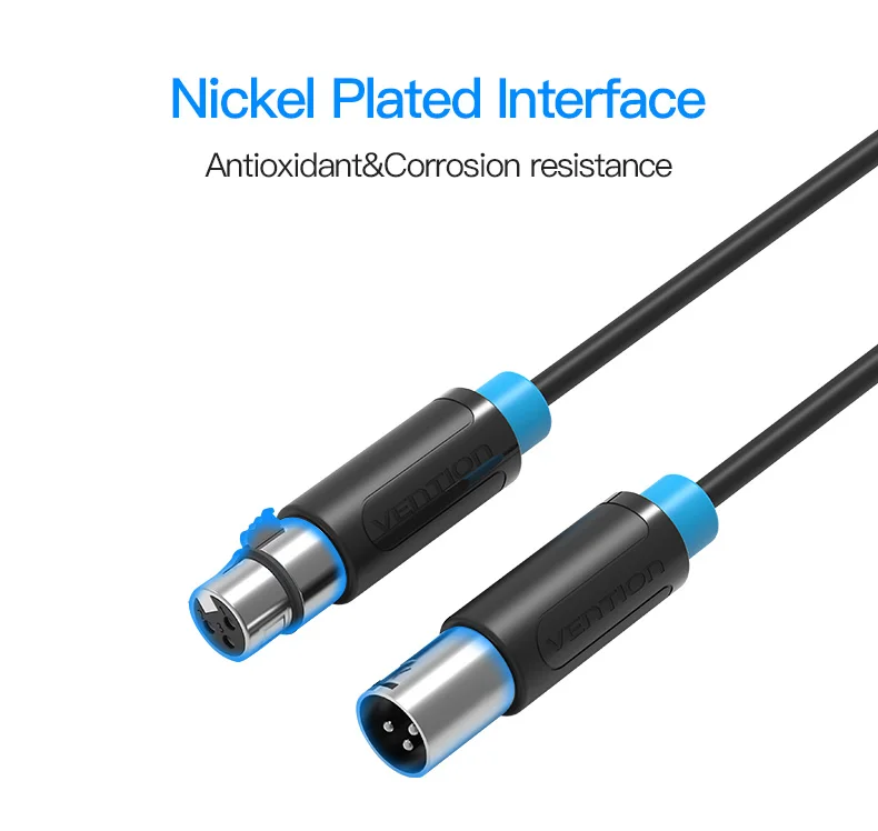 Tions XLR Kabel Karaoke Mikrofon Sound Kanone Kabel Stecker XLR Verlängerung Mikrofon Kabel für Audio Mixer Verstärker XLR Kabel – Detail 6