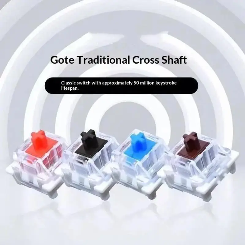 1pcs Mechanical Keyboard Switches With Clicky Feedback And Switch Puller For Mechanical Keyboard Building Gaming Typing