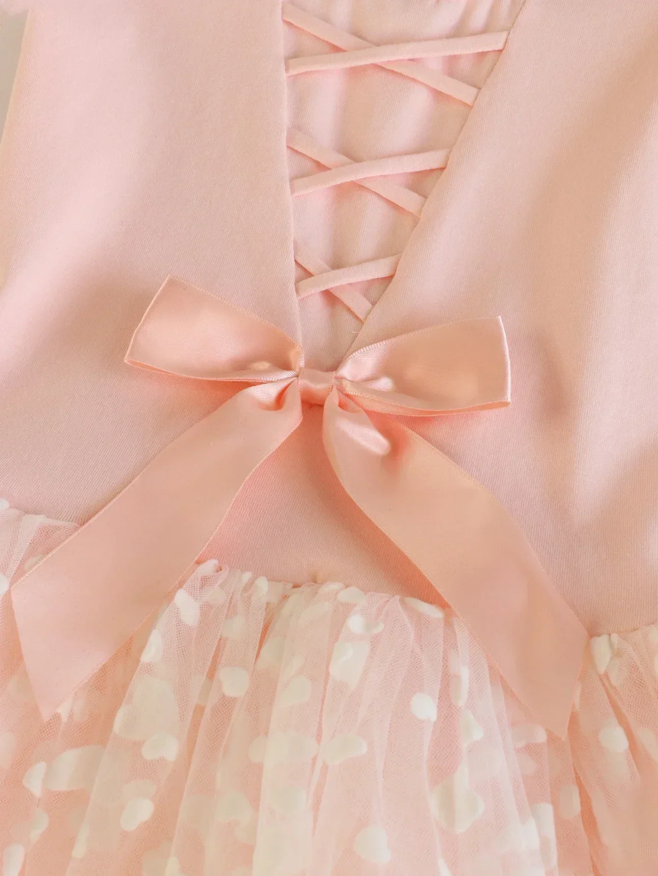 Girl's Bowtie Lace Tulle Tutu Mesh Skirts   Long Sleeve Ballet Dance Dress Kids leotard  - Perfect for Practice & Performance!