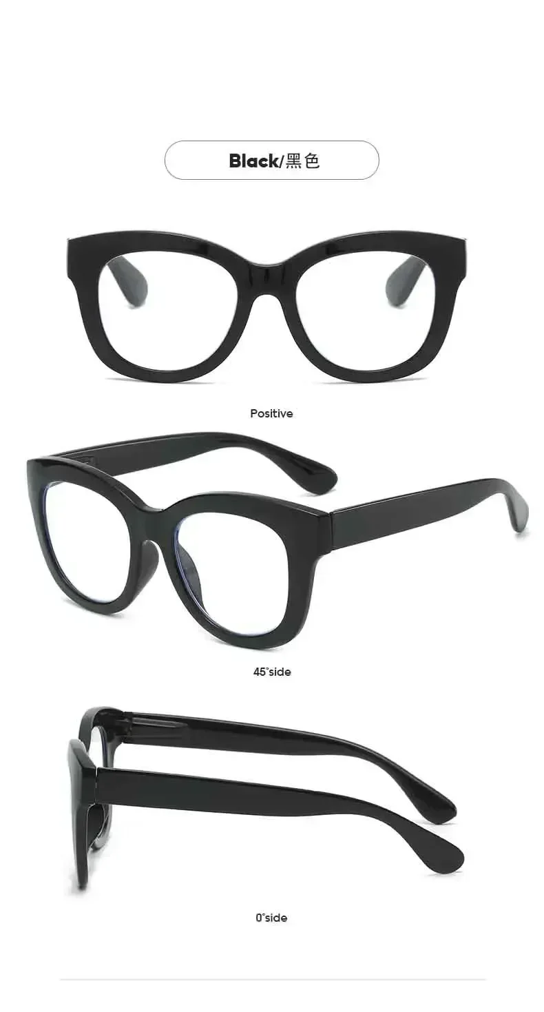 Retro und modische Damen-Lesebrillen und Hyperopie-Brillen mit hochauflösenden, blaulichtfilternden Gläsern, unisex – Detail 13
