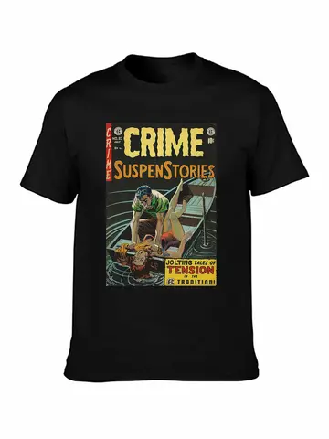 Men T-Shirt EC COMIC BOOK COVER RETRO HORROR VINTAGE Women tshirt