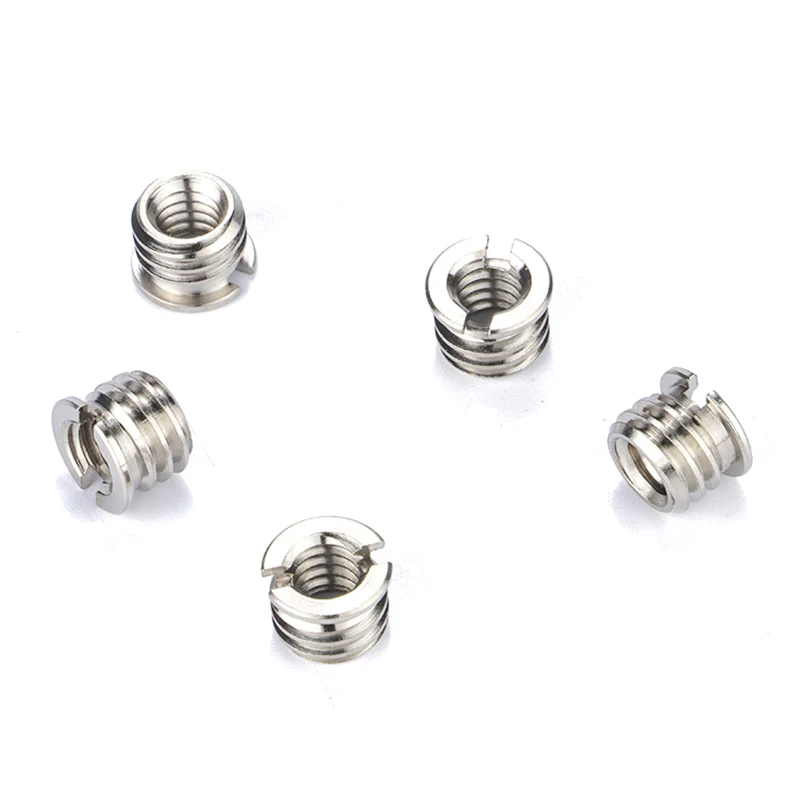 Adaptador de câmera de 1/4" a 3/8" - Parafuso de conversão resistente para suportes de tripé, monopé e esférico
