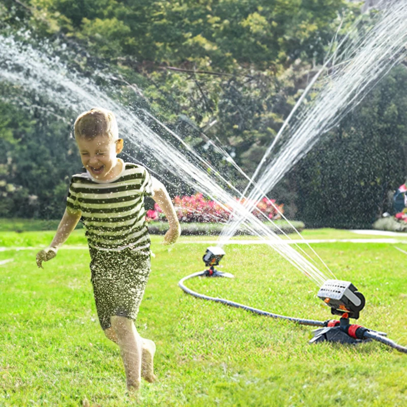 180° Rotating Oscillating Garden Sprinkler,Automatic Large Coverage Adjustable Lawn Sprinkler, Home Farm Precise Watering Spraye