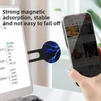 Support magnétique pour téléphone portable, support pliable pour ordinateur portable, support d'extension d'écran pour téléphone portable, compatible avec Xiaomi, iPhone, Samsung 2
