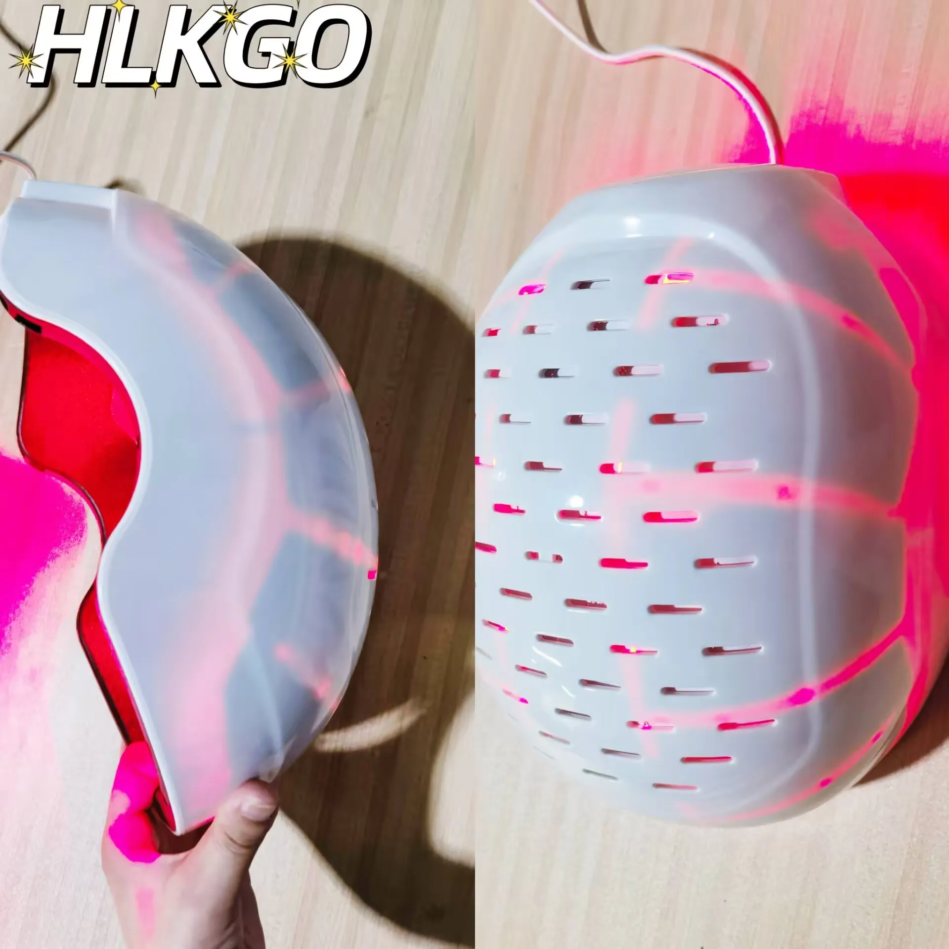 

Zonal Treatment Hair Growth Helmet LLLT Device - 90 Lasers + 210 LEDs (650/660nm), Customizable for Hairline, Crown & Full Scalp